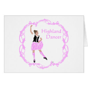 Highland Dancer Pink Aboyne Cards