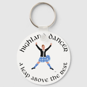 Highland Dancers - a Leap Above the Rest Keychain