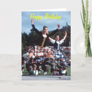 Highland Dancing Card
