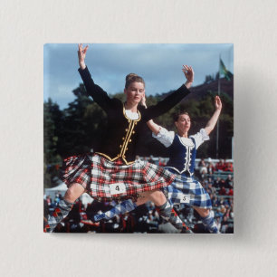 Highland Dancing Pinback Button
