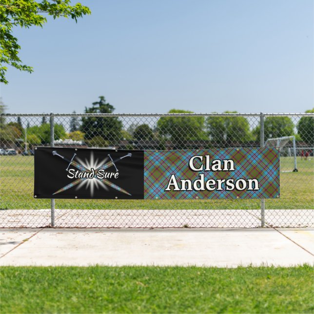 Highland Festival Clan Anderson Tent Banner (Insitu)