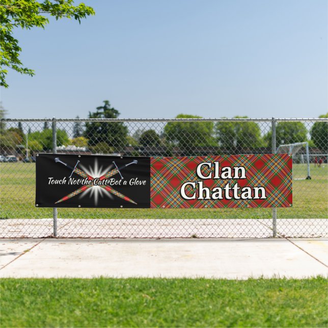 Highland Festival Clan Chattan Tent Banner (Insitu)