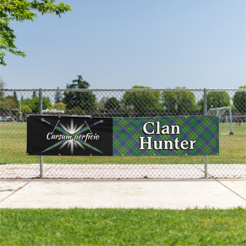 Highland Festival Clan Hunter Tent Banner