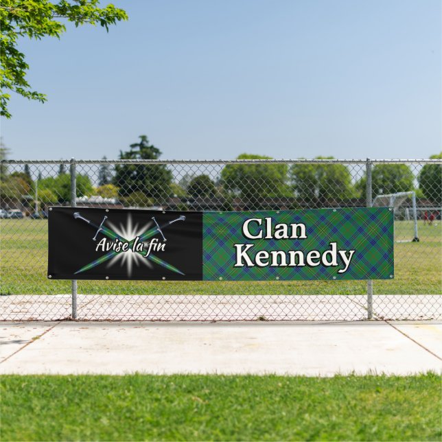 Highland Festival Clan Kennedy Tent Banner (Insitu)