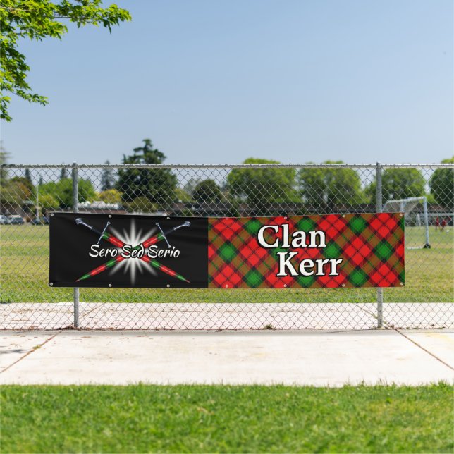 Highland Festival Clan Kerr Tent Banner (Insitu)