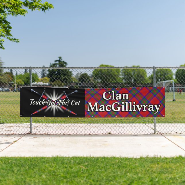 Highland Festival Clan MacGillivray Tent Banner (Insitu)