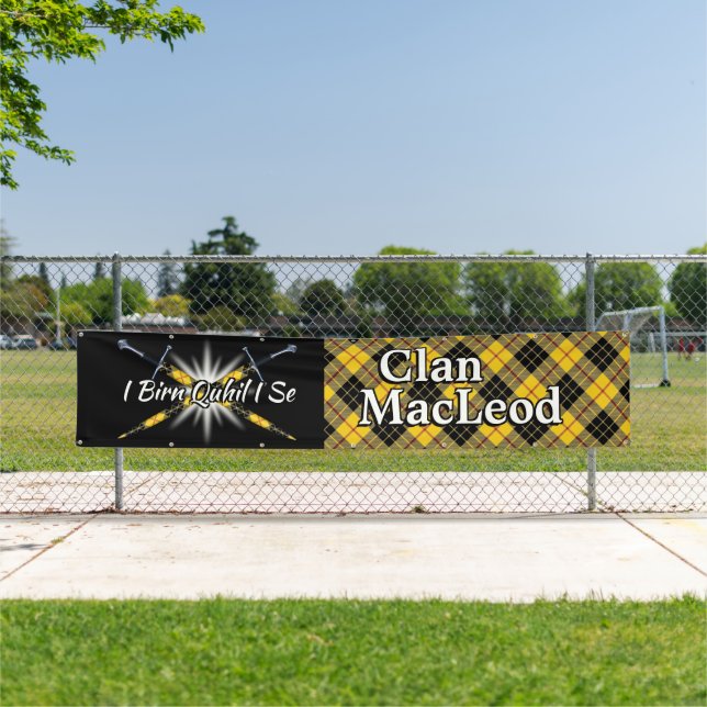 Highland Festival Clan MacLeod of Lewis Tent Banner (Insitu)