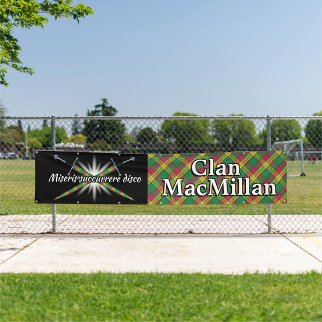 Highland Festival Clan MacMillan Tent Banner (Insitu)