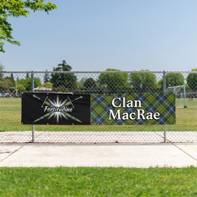 Highland Festival Clan MacRae Tent Banner (Insitu)