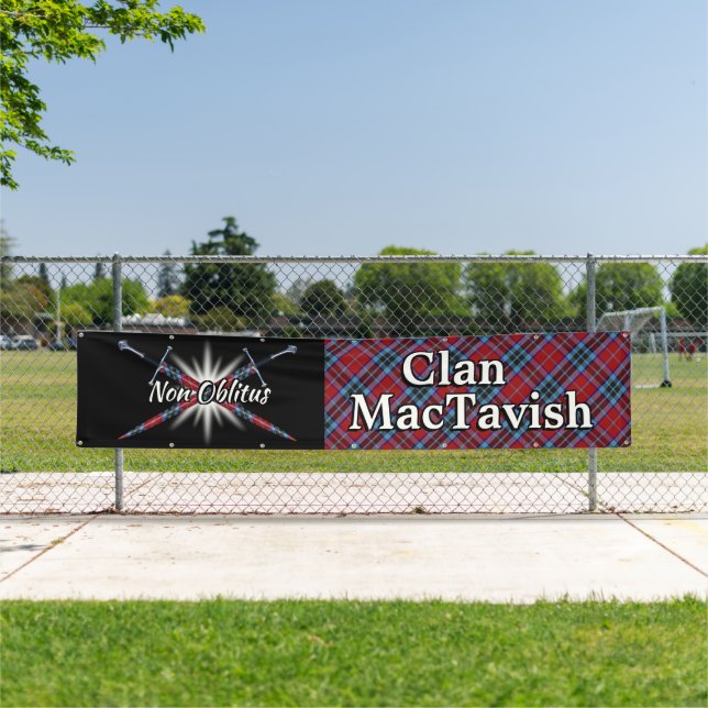 Highland Festival Clan MacTavish Tent Banner (Insitu)