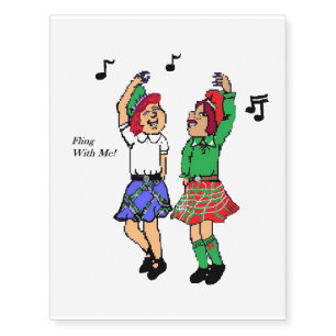 Highland Fling Tattoo (Temporary)