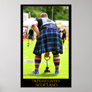 highland games scotland poster