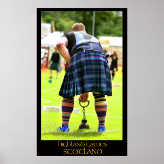 highland games scotland poster