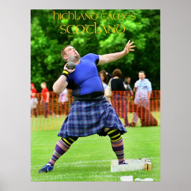 highland games scotland poster (Front)