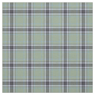 Highland Green Charcoal Plaid Fabric