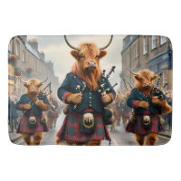 Highland Harmony: Bagpipe Highland Cow Band