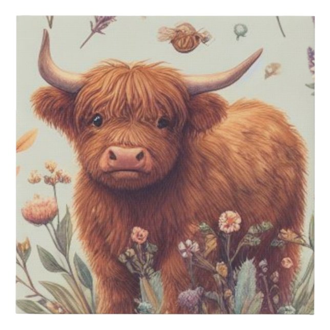 Highland Harmony Faux Canvas Print (Front)
