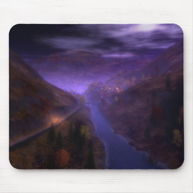 Highland Home Lights Mousepad (Front)