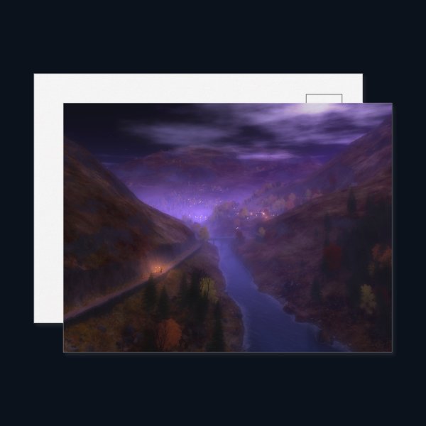 Highland Home Lights Postcard