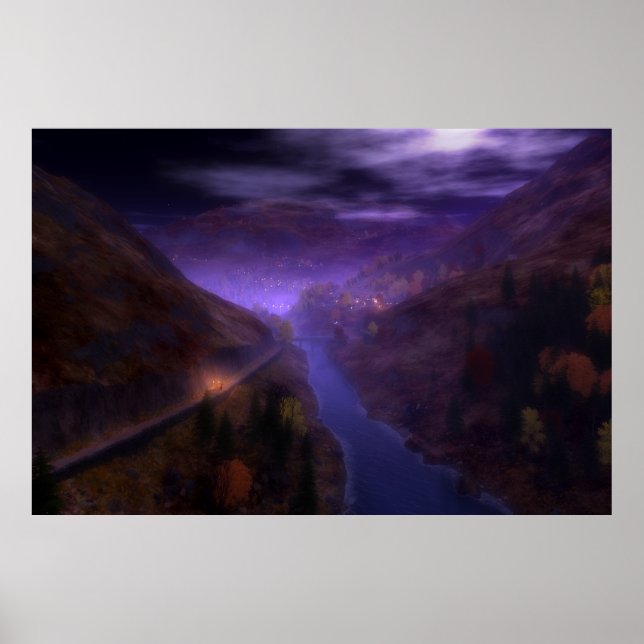 Highland Home Lights Print (Front)