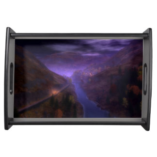 Highland Home Lights Serving Tray