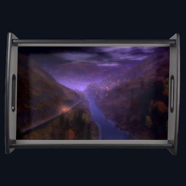 Highland Home Lights Serving Tray
