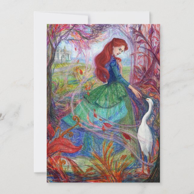 "Highland Lady." Flat Card (Front)