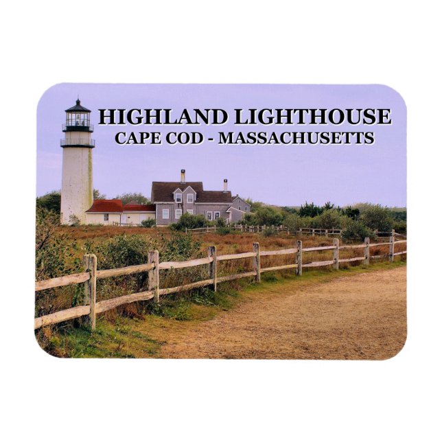 Highland Lighthouse, Cape Cod, Massachusetts Magnet (Horizontal)