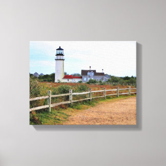 Highland Lighthouse Massachusetts Wrapped Canvas Print