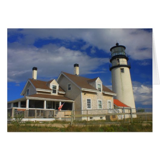 Highland Lighthouse Truro Cape Cod Cards (Front Horizontal)