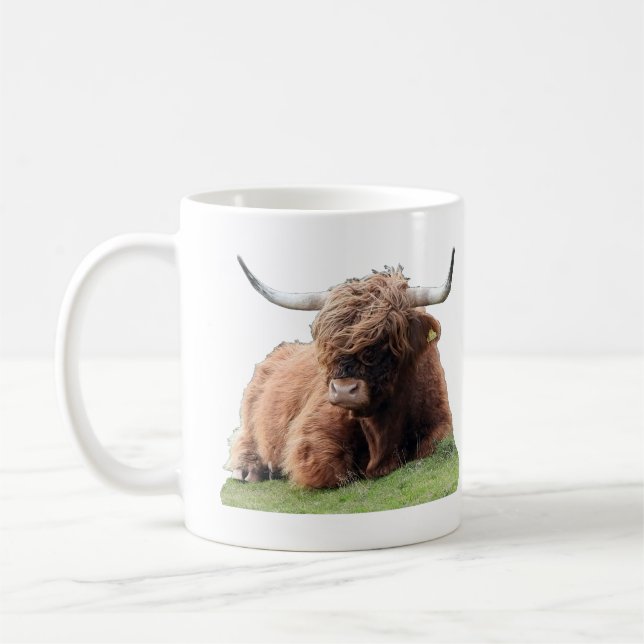Highland "Moo" Cow Mug (Left)