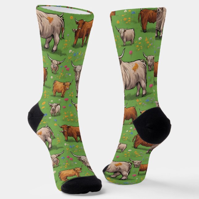 Highland ow S Socks (Angled)
