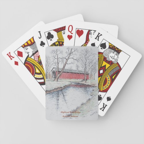 Highland Park Bridge Playing Cards