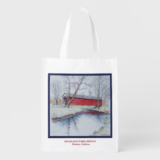 Highland Park Bridge Reusable Grocery Bag
