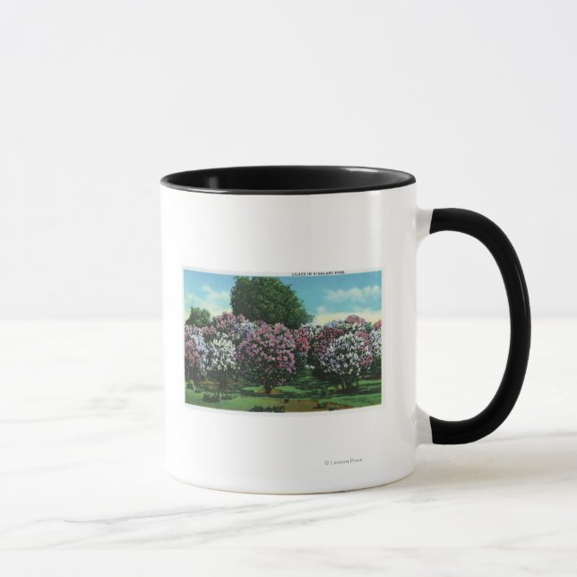 Highland Park Lilacs in Bloom Mug (Right)