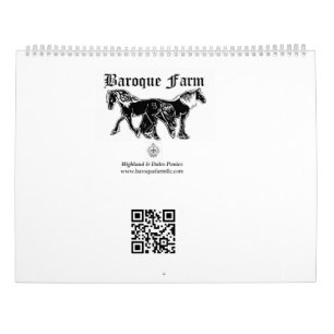 Highland Pony Calendar 2023