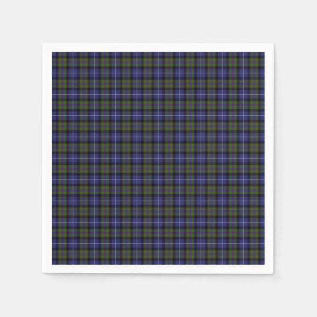 Highland Pride Of Scotland Tartan Napkins (Front)