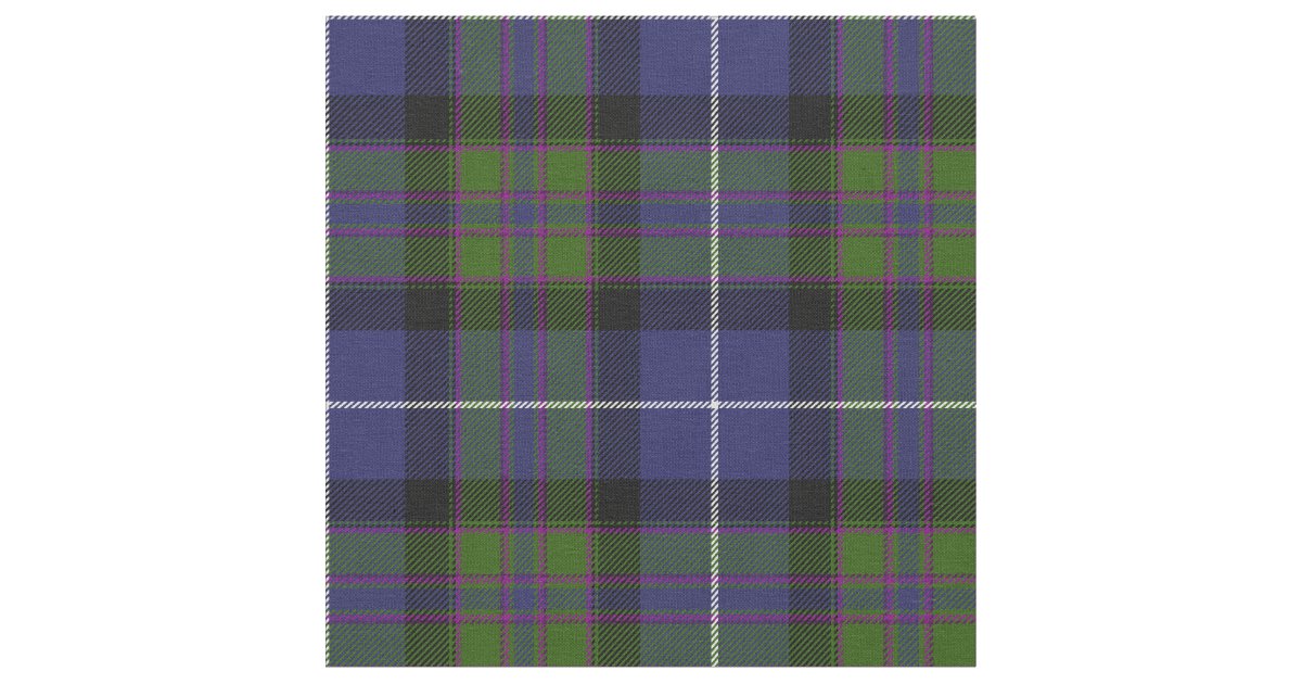 Highland Pride Of Scotland Tartan Print Fabric | Zazzle