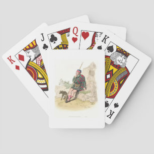 Highland Shepherd, from 'Costume of Great Britain' Poker Cards