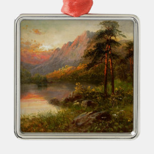 Highland Solitude Metal Ornament