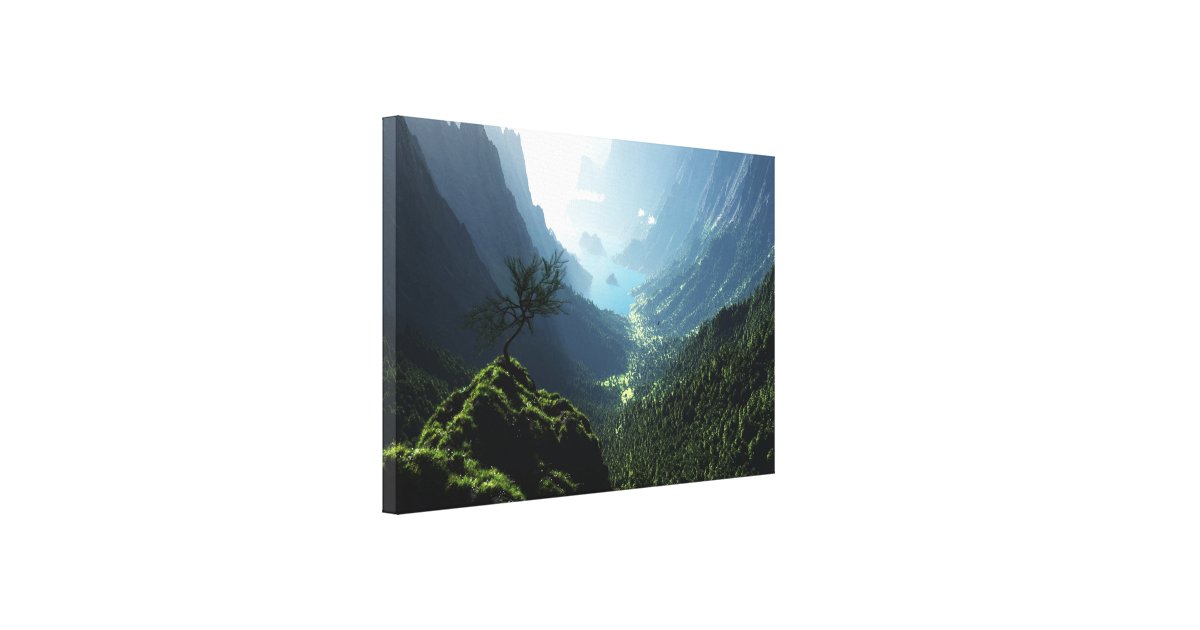 Highland Spring Wrapped Canvas | Zazzle
