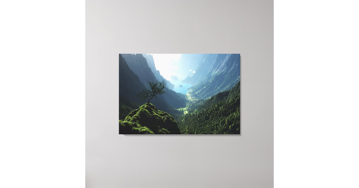 Highland Spring Wrapped Canvas | Zazzle