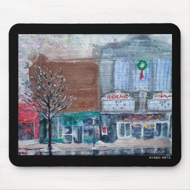 "Highland Square" mouse pad (Front)