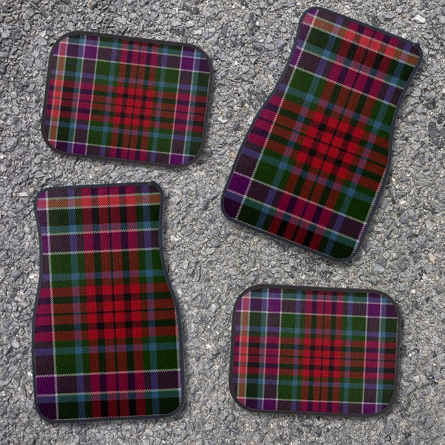 Highland Tartan - Red and Green Plaid Car Floor Mat (Creator Uploaded)