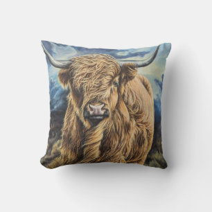 Highlander Cow Pillow