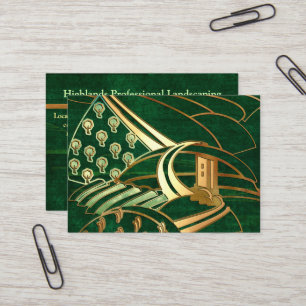 Highlands 1 Celtic LANDSCAPING TREE SERVICE Business Card