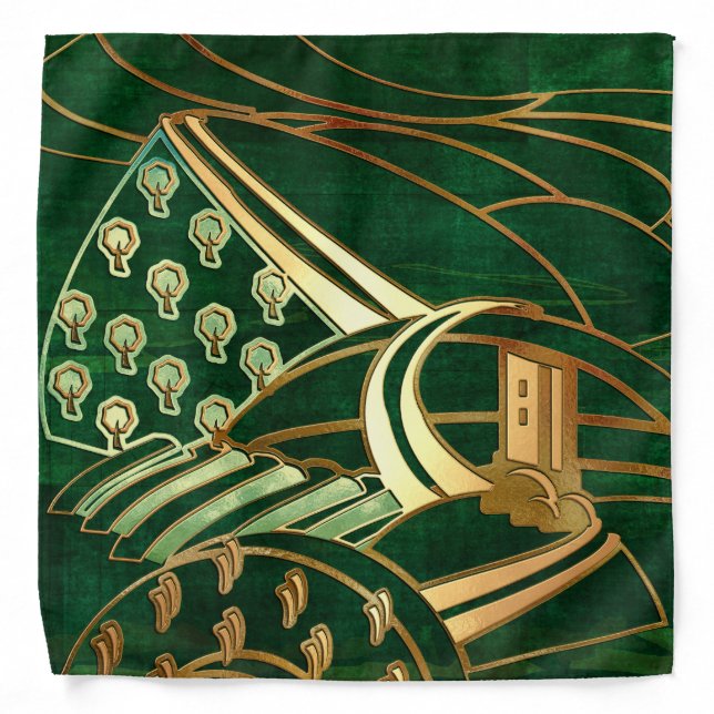 Highlands 1 Celtic Scottish Irish English Bandana (Front)