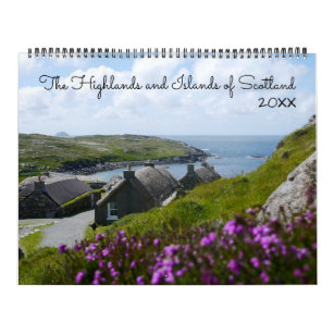 Highlands and Islands of Scotland Landscape Photos Calendar
