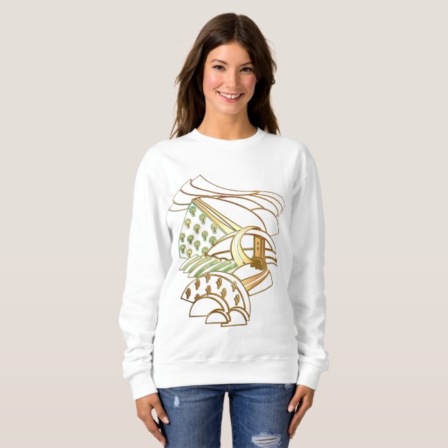 Highlands Celtic Scottish Irish English F & B Sweatshirt (Front Full)