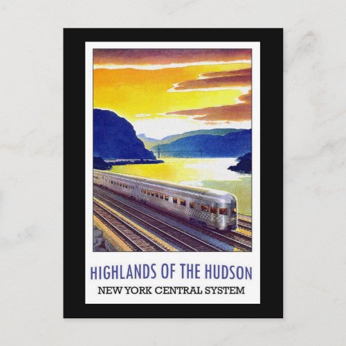 Highlands Of The Hudson New York Central System Postcard